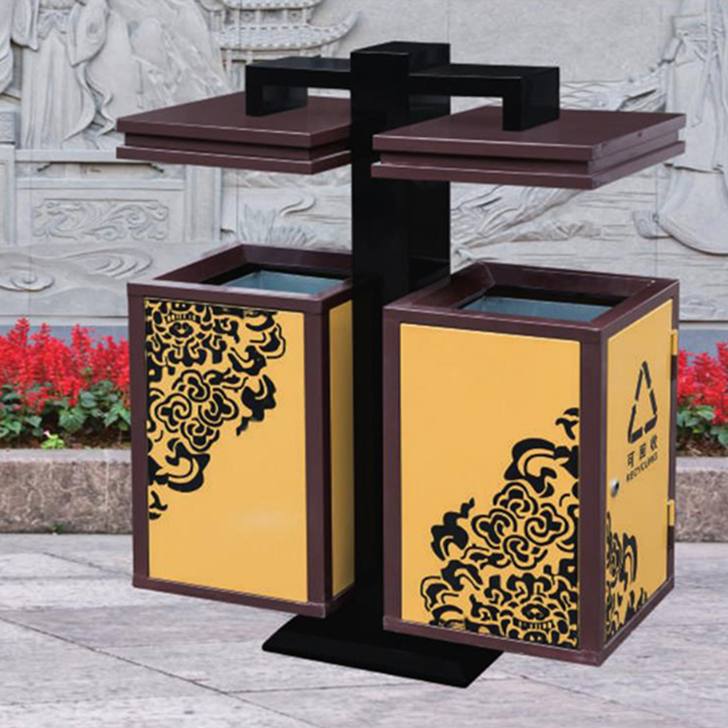 鋼板垃（lā）圾桶