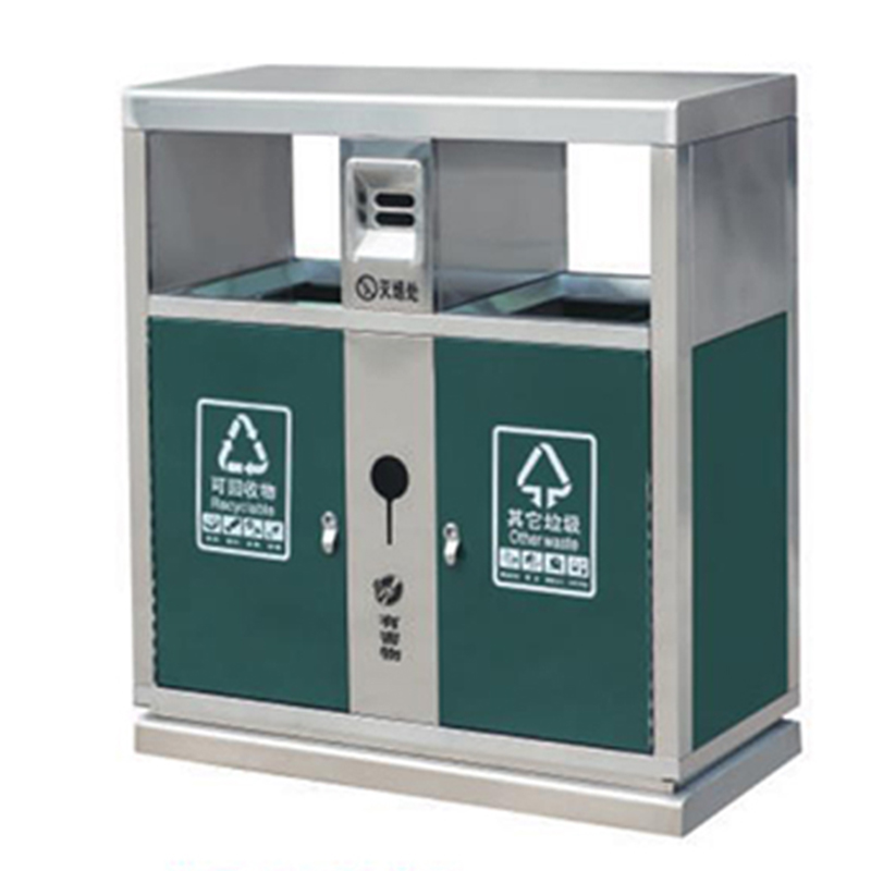 鋼板垃圾桶