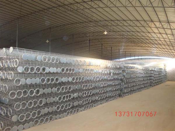 秦皇島撫寧澱粉廠定購的除塵骨架和除塵布袋已發貨