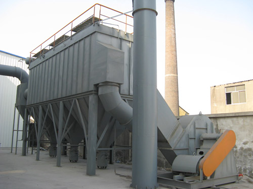 寧夏大武口碳素廠PPC64-5氣箱脈衝除（chú）塵器交付使用