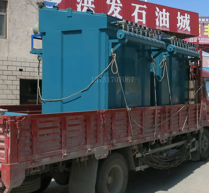 湖北襄陽穀城縣汽車配件廠120袋除塵器發貨（huò）