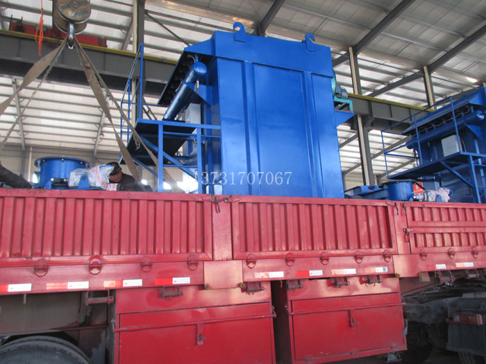 河南鶴壁建材廠定購的64袋除塵器發貨（huò）