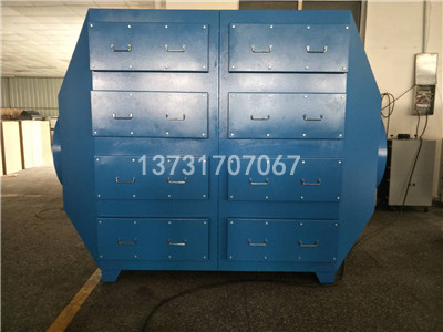 山東臨沂某生態板廠（chǎng）VOCS廢氣活性炭吸附裝置安（ān）裝完畢