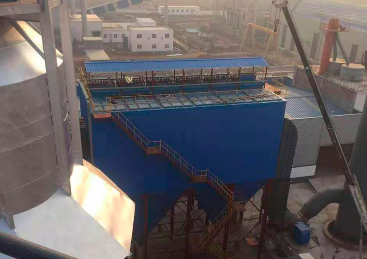 內蒙古包頭球團豎爐布袋（dài）除（chú）塵器緊（jǐn）張施工中