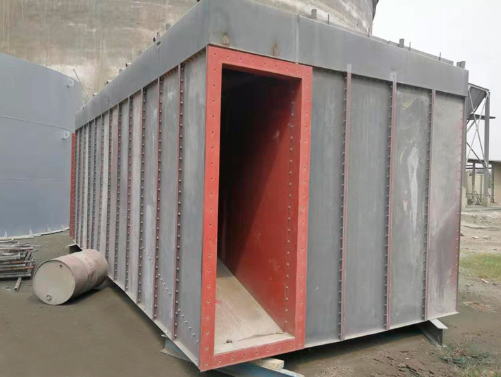 內蒙（méng）古（gǔ）包頭球團豎爐布袋除塵器緊張施工中（zhōng）