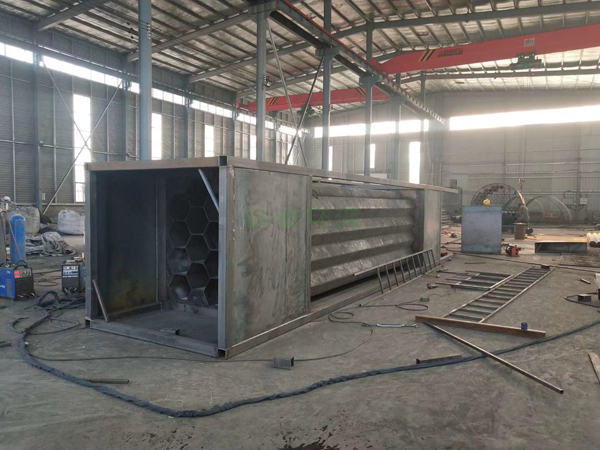 內蒙古玻纖網格布廠（chǎng）用電捕焦油器加班生產（chǎn）