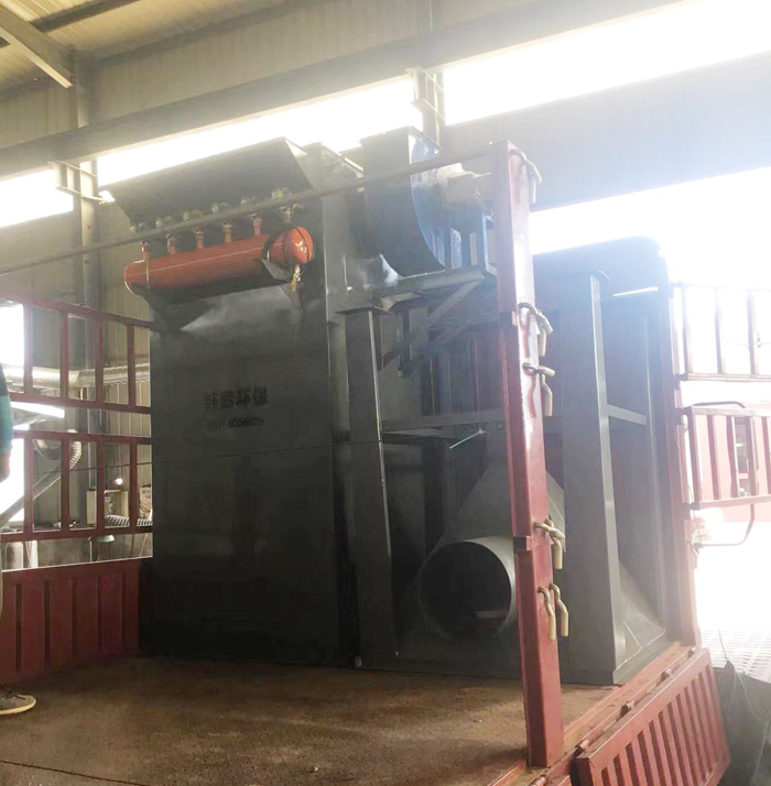 山東濟南長青區拋丸機（jī）MC-64布袋除塵器（qì）發貨