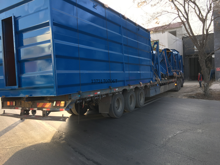 加班加點（diǎn）忙生產凝心聚力保交付布袋除塵器發（fā）貨