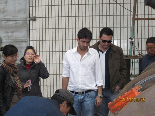 2017年12月底（dǐ）老撾（wō）客（kè）商來廠參觀（guān）考察