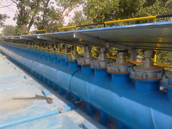 山西臨汾LCM-1600長袋脈衝除塵器安裝完畢（圖（tú））