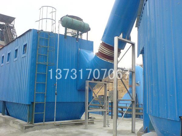 徐州建材廠破碎機PPC96-6氣箱脈衝除塵器（qì）安裝完畢（bì）