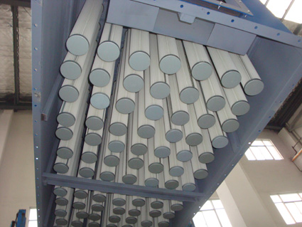 山東鄒平塗裝設備（bèi）配套濾筒除塵（chén）器已發貨