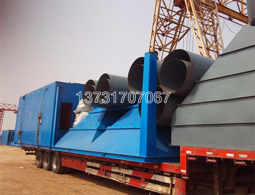 河南南（nán）陽（yáng）劉經理定購（gòu）的1000型瀝青攪拌站除塵器已發貨