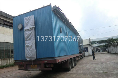 山東東營電廠（chǎng）羅經理定購的PPC64-5布袋除塵（chén）器已發貨