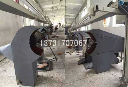 山東煙台王經理定購的砂輪機拋光除塵器已發貨