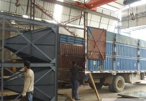 河南許昌王經理定購的密煉機布袋除（chú）塵器已發（fā）貨